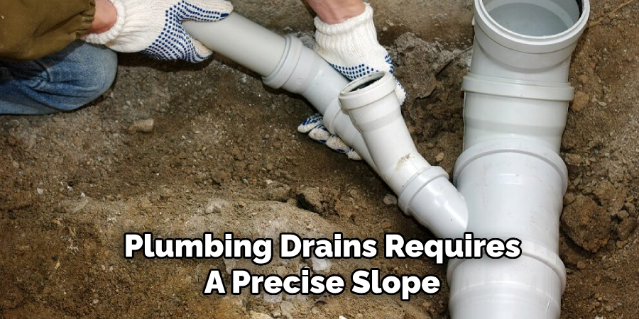 Plumbing Drains Requires
A Precise Slope