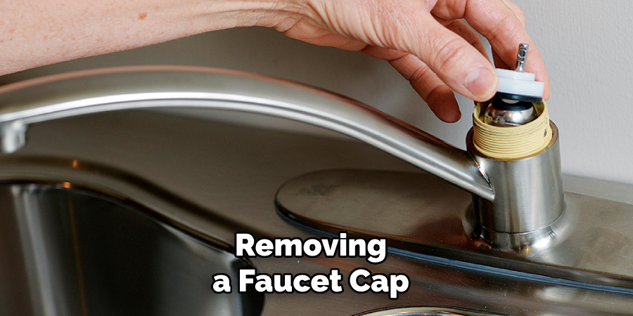 Removing a Faucet Cap