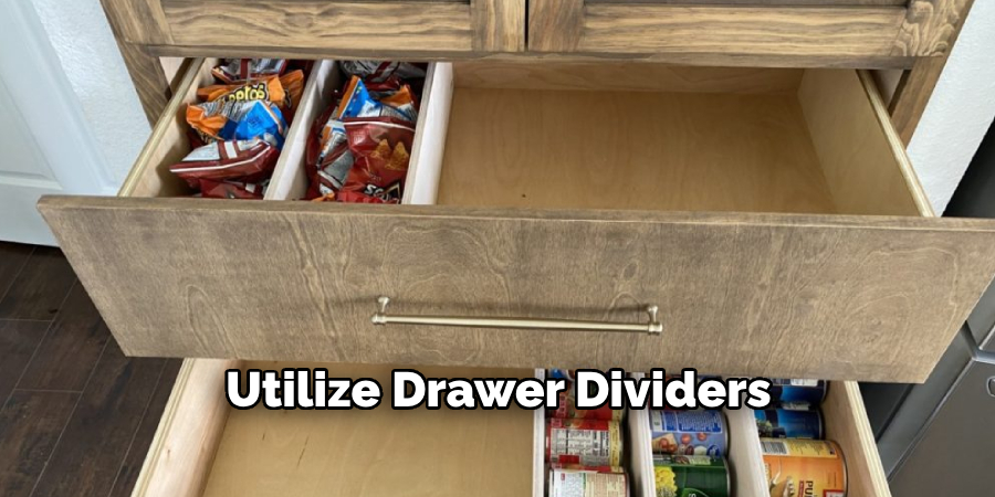 Utilize Drawer Dividers