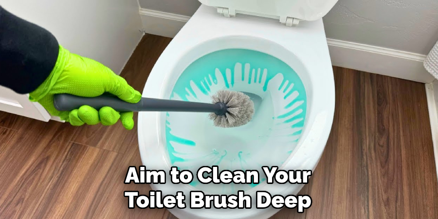 Aim to Clean Your
Toilet Brush Deep