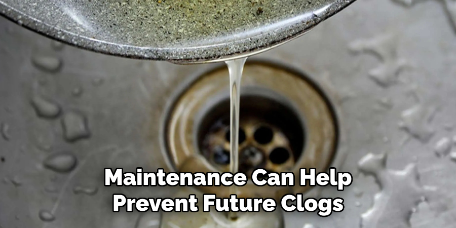 Avoid Pouring Grease or Oil Down the Drain