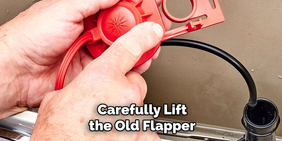 Carefully Lift the Old Flapper