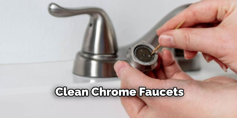 Clean Chrome Faucets