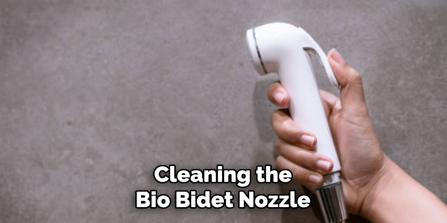 Cleaning the Bio Bidet Nozzle