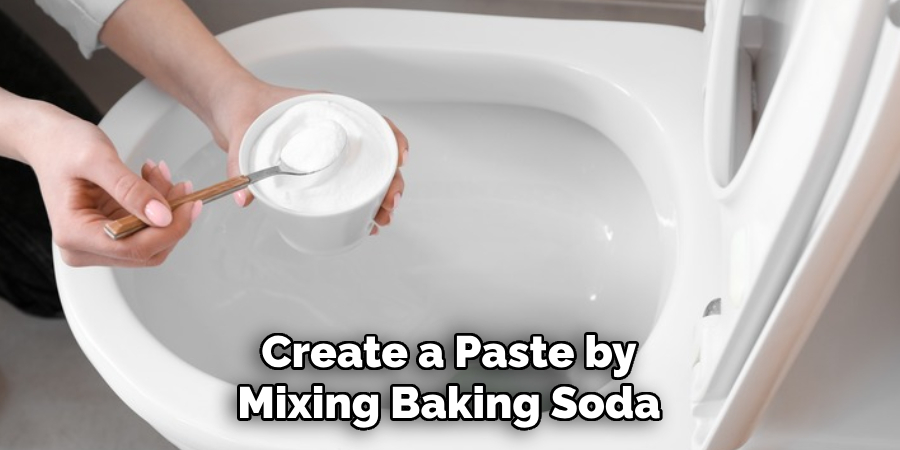 Create a Paste by Mixing Baking Soda