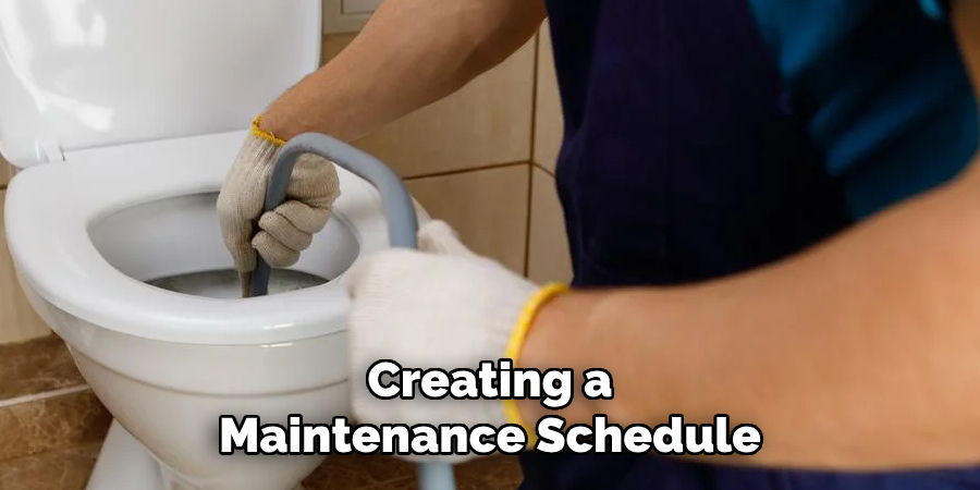 Creating a Maintenance Schedule