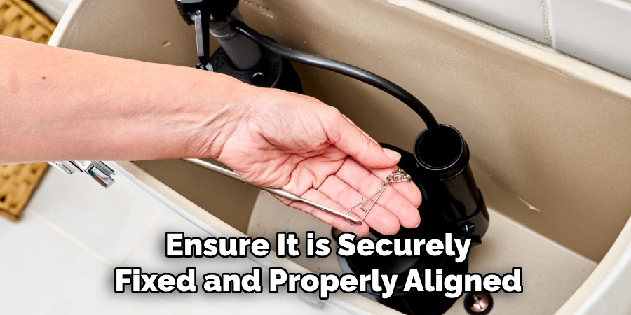 Ensure It is Securely
Fixed and Properly Aligned