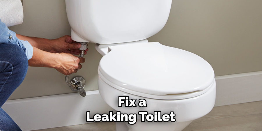Fix a leaking toilet