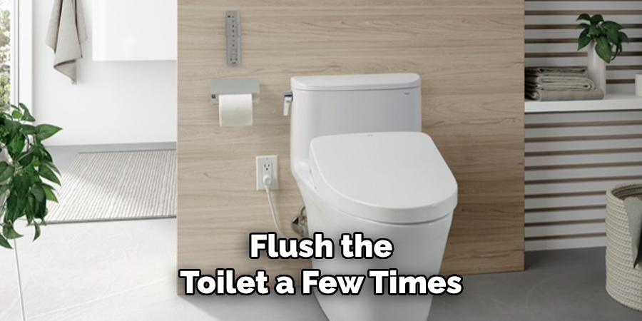 Flush the Toilet a Few Times