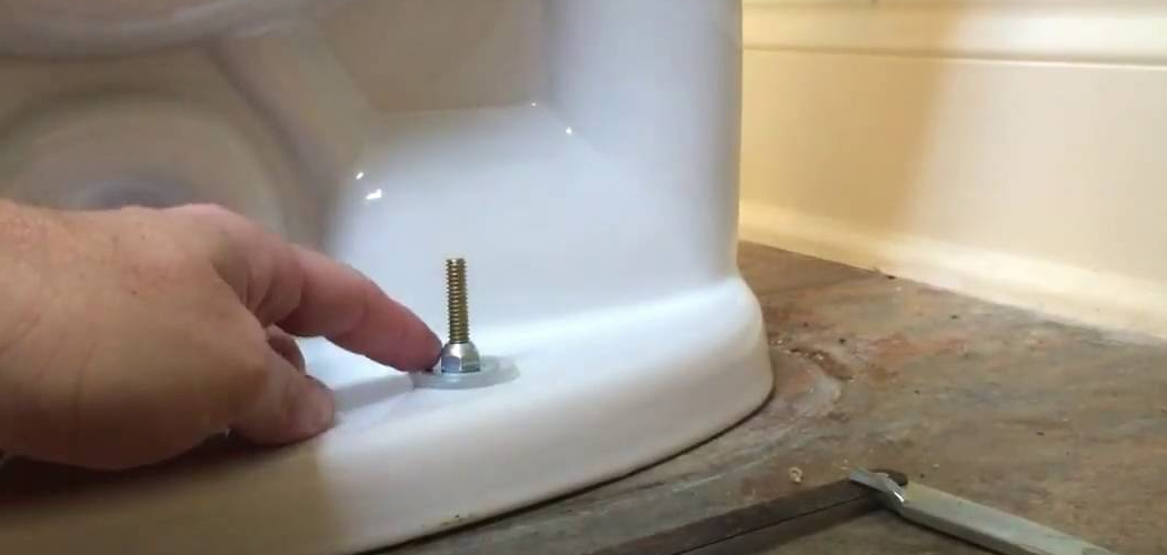 How to Bolt Toilet to Floor