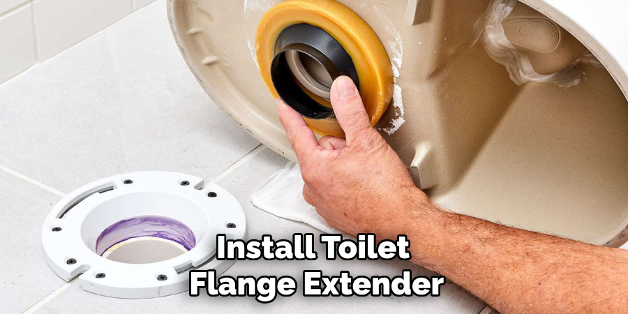 Install Toilet 
Flange Extender