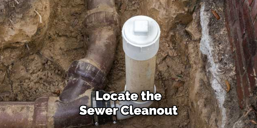 Locate the Sewer Cleanout