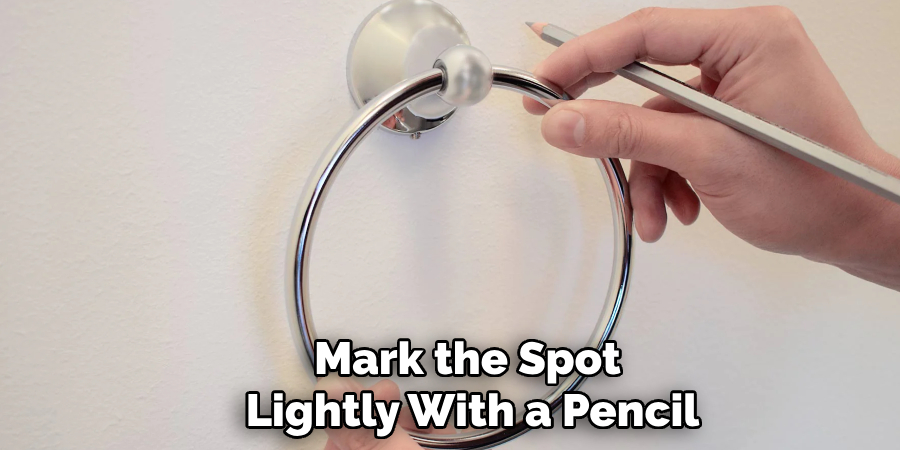 Mark the Spot
Lightly With a Pencil