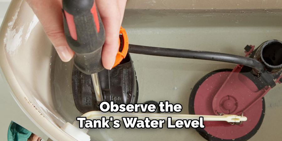 Observe the Tank's Water Level