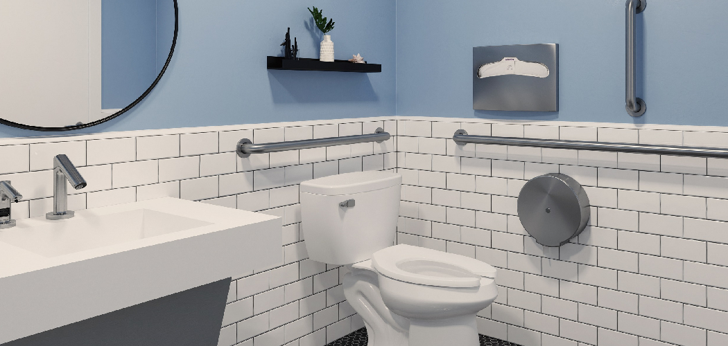 Paint Behind a Toilet Tank