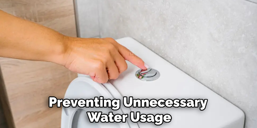 Preventing Unnecessary
 Water Usage