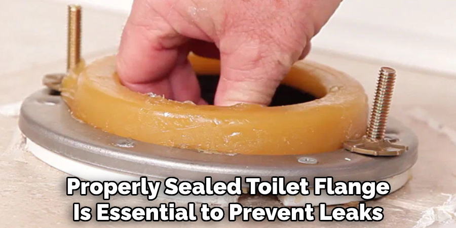 Properly Sealed Toilet Flange Is Essential to Prevent Leaks