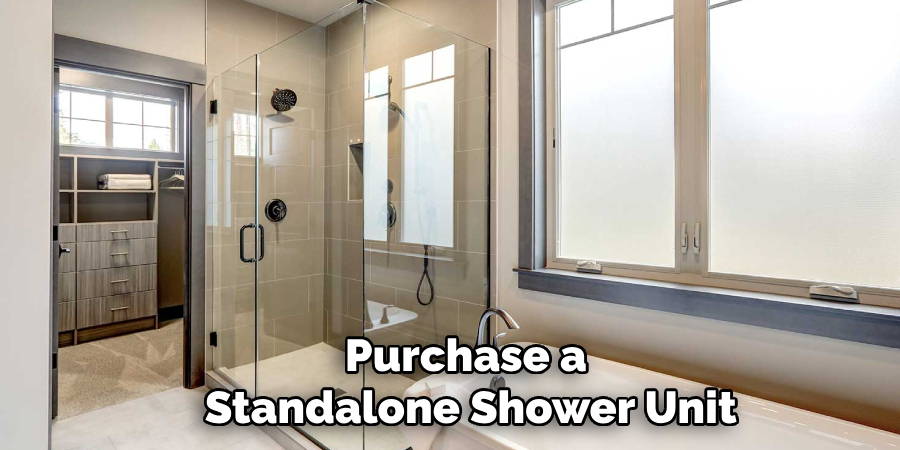 Purchase a
Standalone Shower Unit