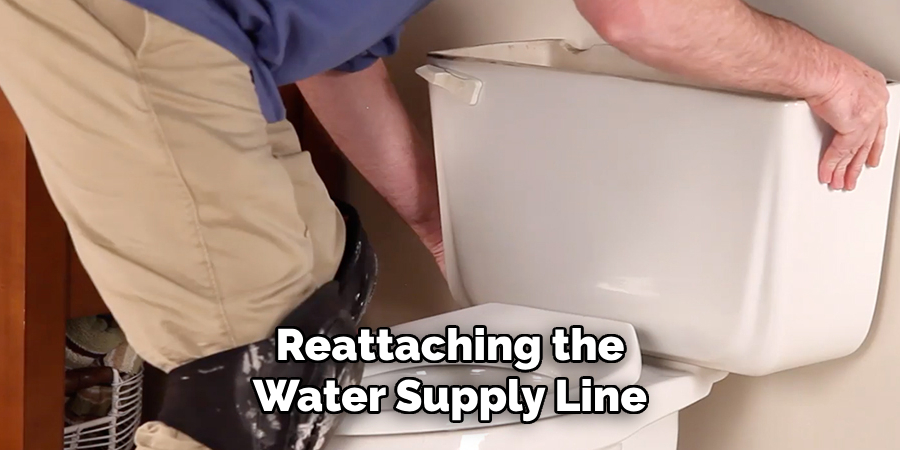 Reattaching the Water Supply Line