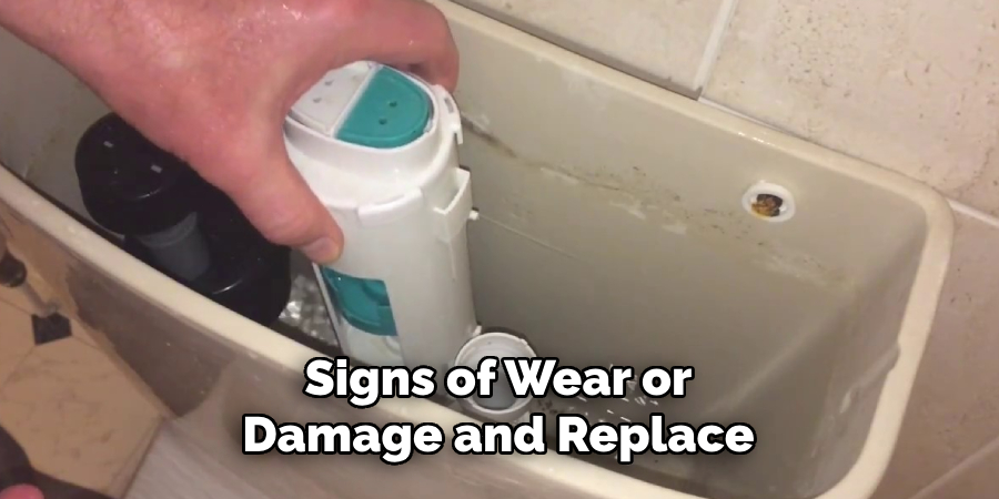 Signs of Wear or Damage and Replace