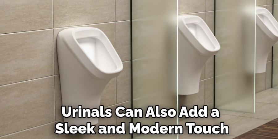 Urinals Can Also Add a 
Sleek and Modern Touch