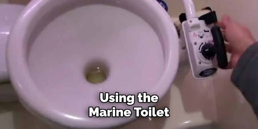 Using the Marine Toilet