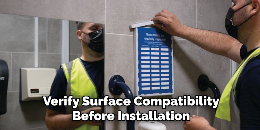 Verify Surface Compatibility
Before Installation