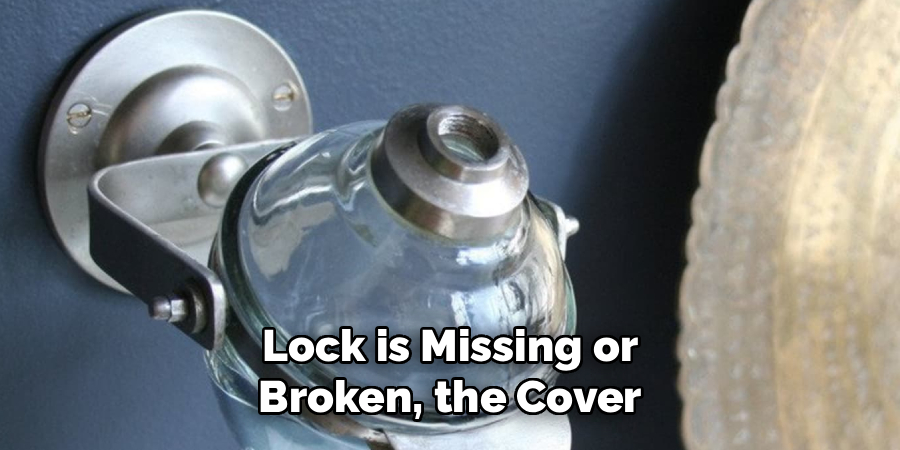 Lock is Missing or Broken, the Cover