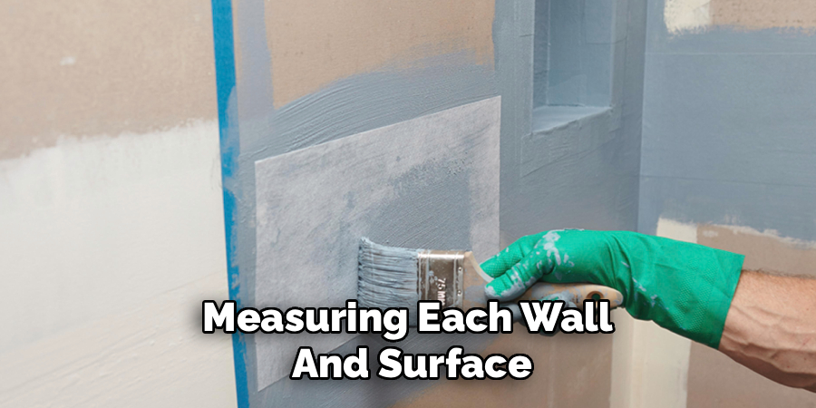 Measuring Each Wall
And SurfaceMeasuring Each Wall
And Surface