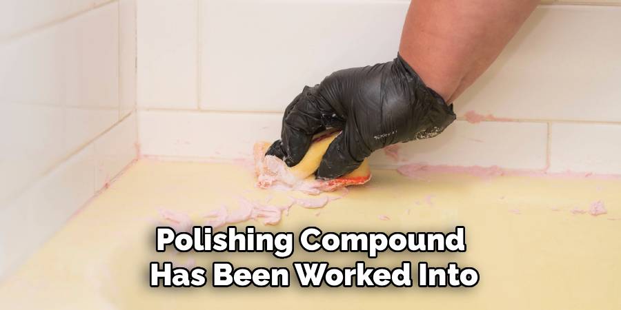 Polishing Compound 
Has Been Worked Into