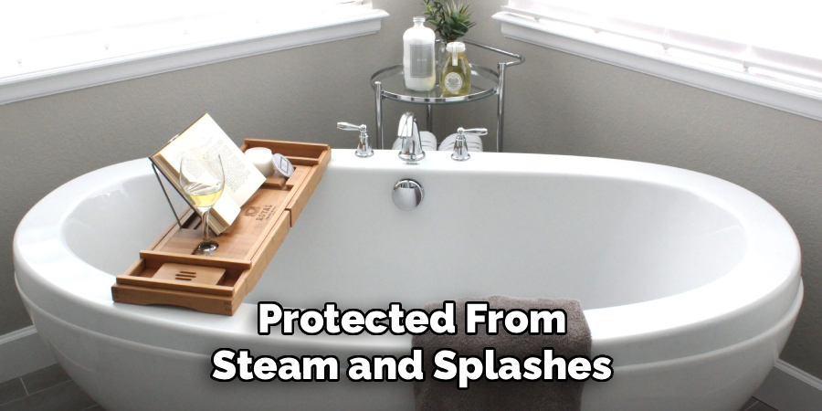 Protected From
Steam and Splashes