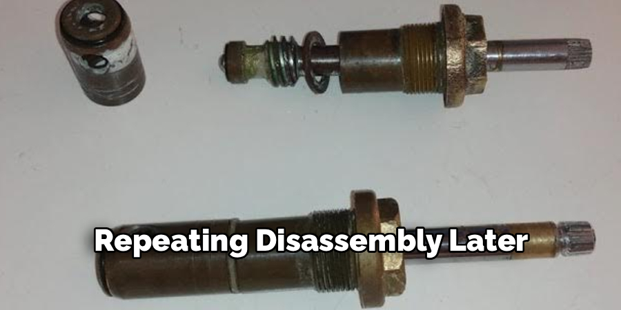 Repeating Disassembly Later