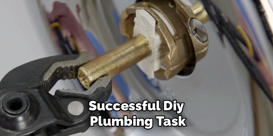 Successful Diy
Plumbing Task