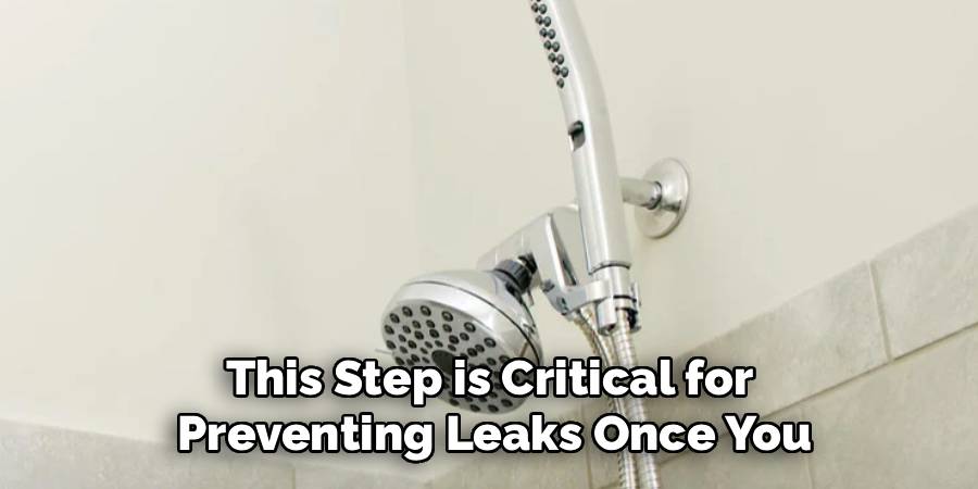 This Step is Critical for 
Preventing Leaks Once You